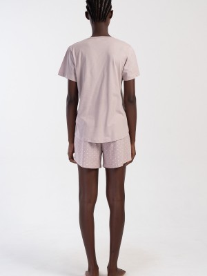 Woman Light Brown Supreme Short Set Woman Light Brown Supreme Short Set