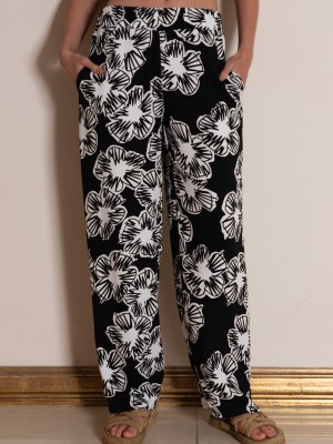 Woman Belmando Flower Pattern Pyjama Separate Woman Belmando Flower Pattern Pyjama Separate