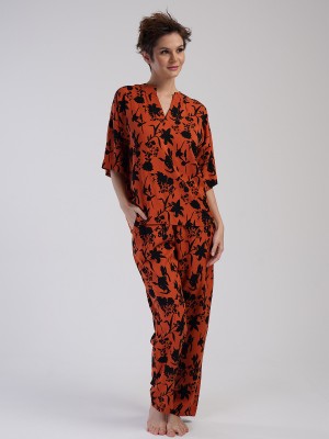 Woman Belmando Orange Pyjama Set Woman Belmando Orange Pyjama Set