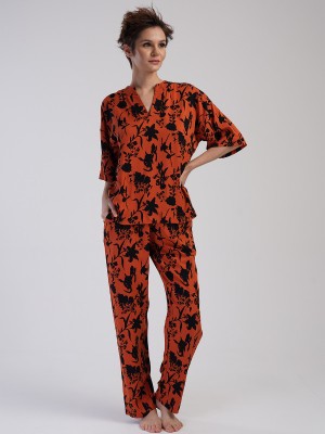Woman Belmando Orange Pyjama Set Woman Belmando Orange Pyjama Set