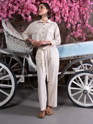 Woman Linen Menia Shirt Collar Pyjama Set Woman Linen Menia Shirt Collar Pyjama Set