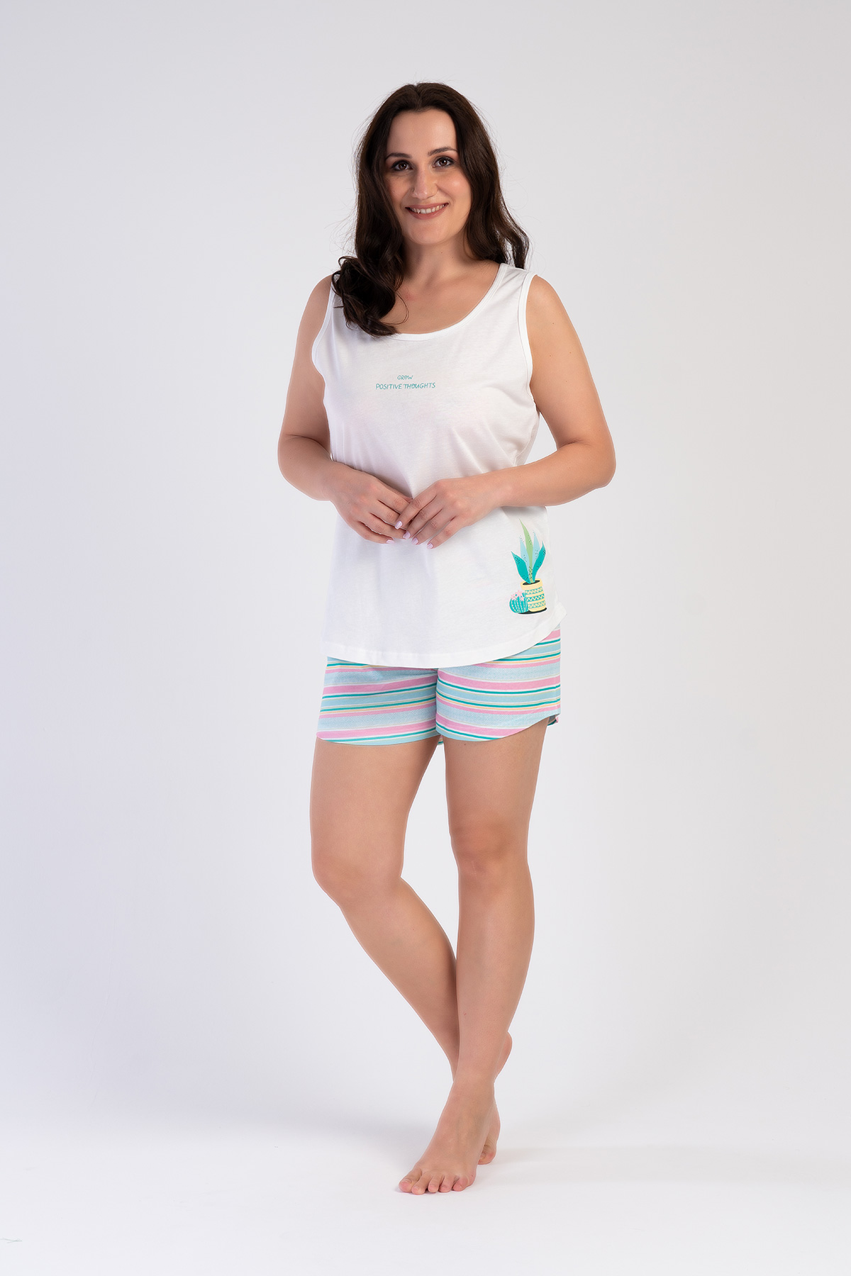 Woman Big Size Supreme Pena Short Set Woman Big Size Supreme Pena Short Set