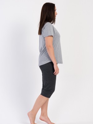 Woman Big Size Supreme Heya Capri Set Woman Big Size Supreme Heya Capri Set