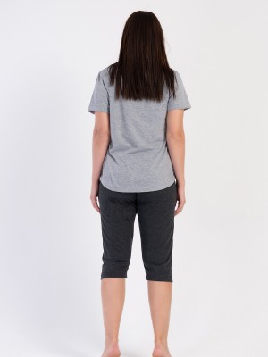 Woman Big Size Supreme Heya Capri Set Woman Big Size Supreme Heya Capri Set