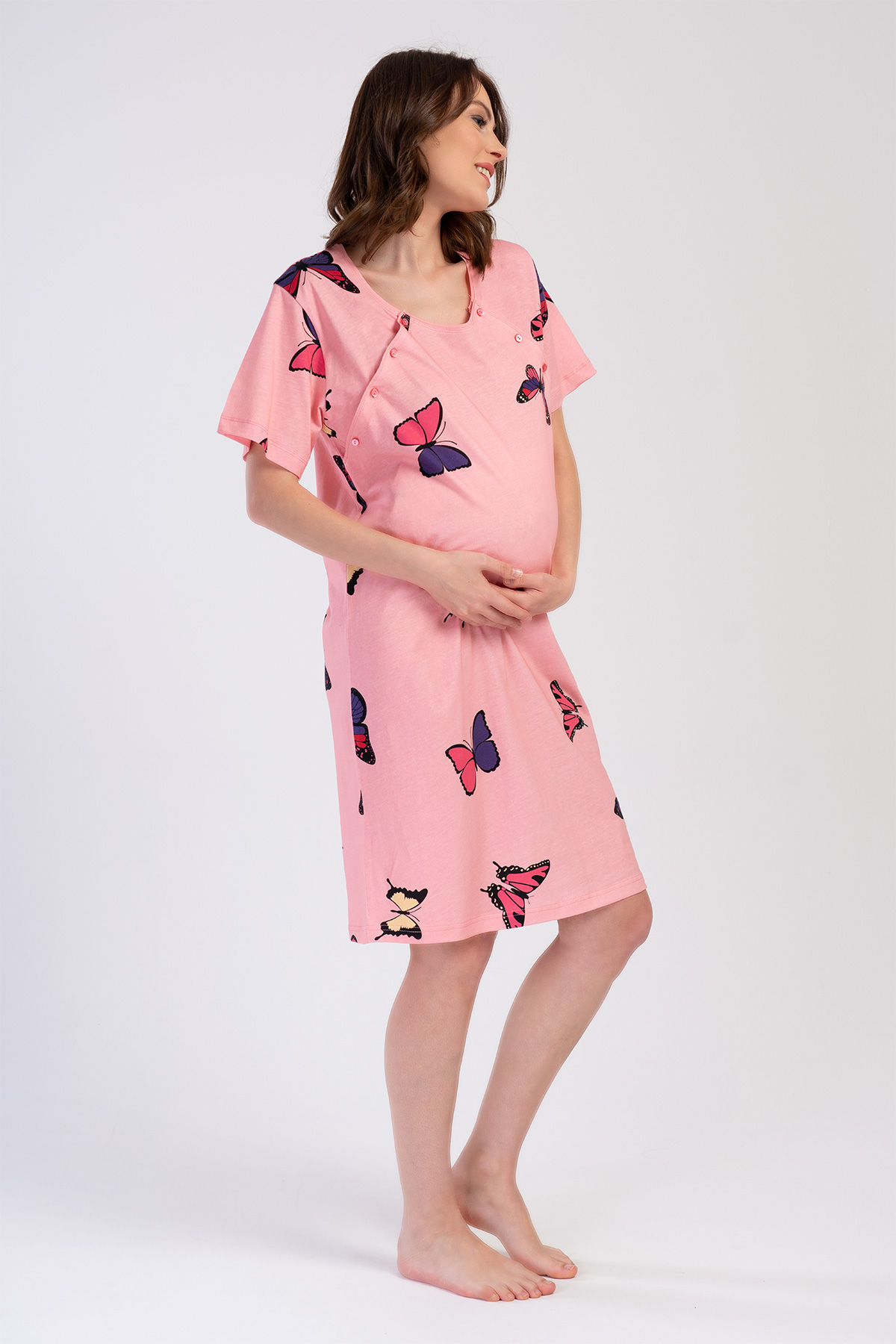 Woman Pink Butterfly Supreme Tunic Woman Pink Butterfly Supreme Tunic