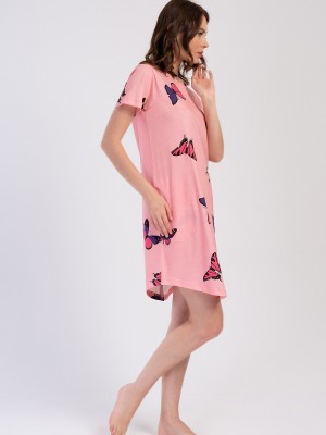 Woman Butterfly Supreme O Neck Short Sleeve Tunic Woman Butterfly Supreme O Neck Short Sleeve Tunic