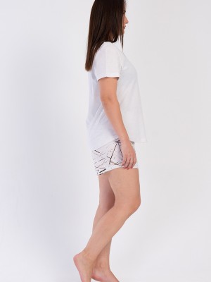 Woman Beige Big Size Supreme Short Set Woman Beige Big Size Supreme Short Set