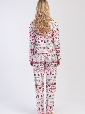 Woman Microsoft Marla Christmas Pyjama Set Woman Microsoft Marla Christmas Pyjama Set