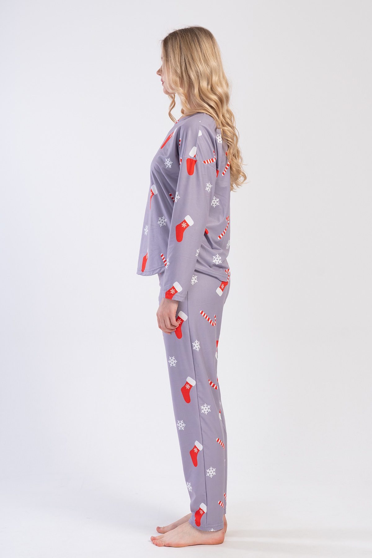 Woman Microsoft Marla Christmas Pyjama Set Woman Microsoft Marla Christmas Pyjama Set
