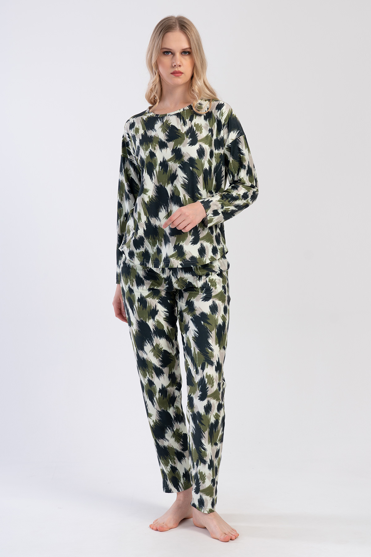 Woman Microsoft Marla Mix Pyjama Set Woman Microsoft Marla Mix Pyjama Set