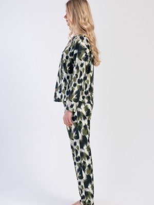 Woman Microsoft Marla Mix Pyjama Set Woman Microsoft Marla Mix Pyjama Set