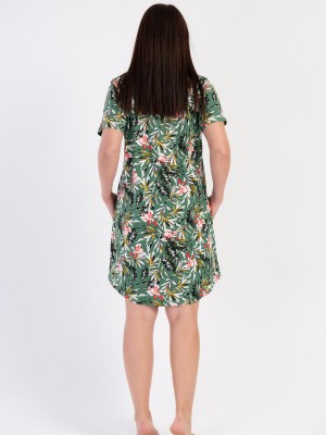 Woman Herbal Garden Big Size Pocket Detail Tunic Woman Herbal Garden Big Size Pocket Detail Tunic