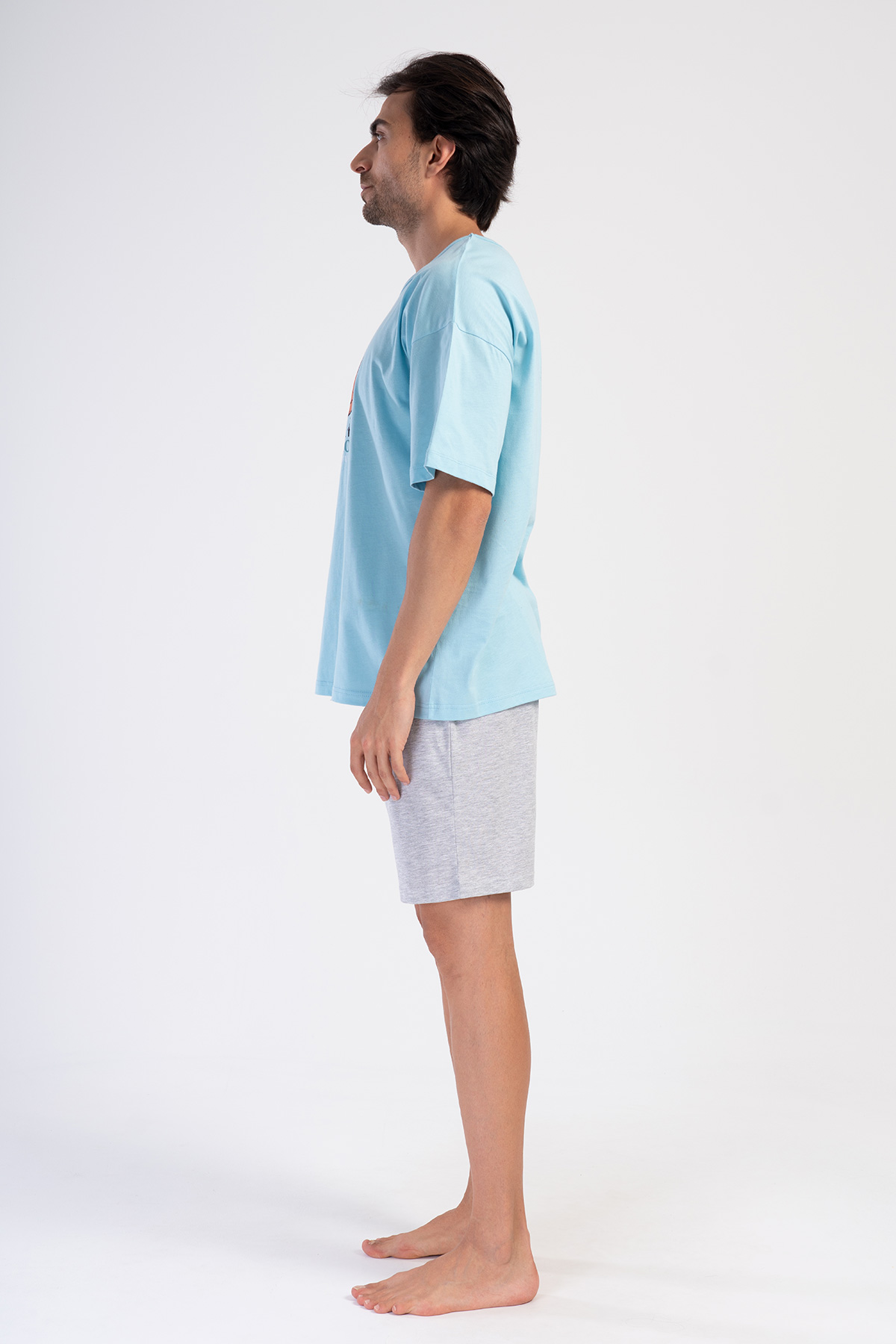 Man Explore Supreme Low Shoulder Short Set Man Explore Supreme Low Shoulder Short Set