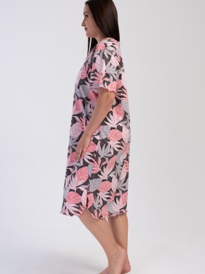 Woman Cottonpink Big Size Supreme Tunic Woman Cottonpink Big Size Supreme Tunic