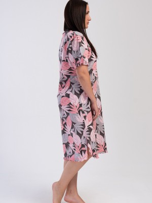 Woman Cottonpink Big Size Supreme Tunic Woman Cottonpink Big Size Supreme Tunic