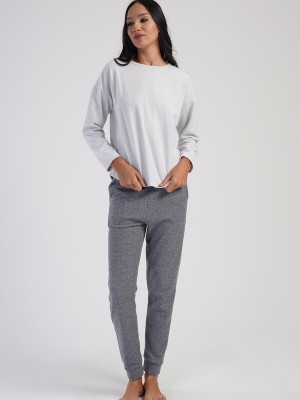 Woman Olly Jacquard Interlock Pyjama Set Woman Olly Jacquard Interlock Pyjama Set