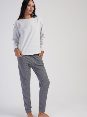 Woman Olly Jacquard Interlock Pyjama Set Woman Olly Jacquard Interlock Pyjama Set
