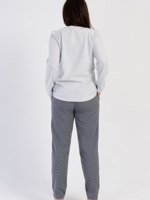 Woman Mathe Jacquard Big Size Pyjama Set Woman Mathe Jacquard Big Size Pyjama Set