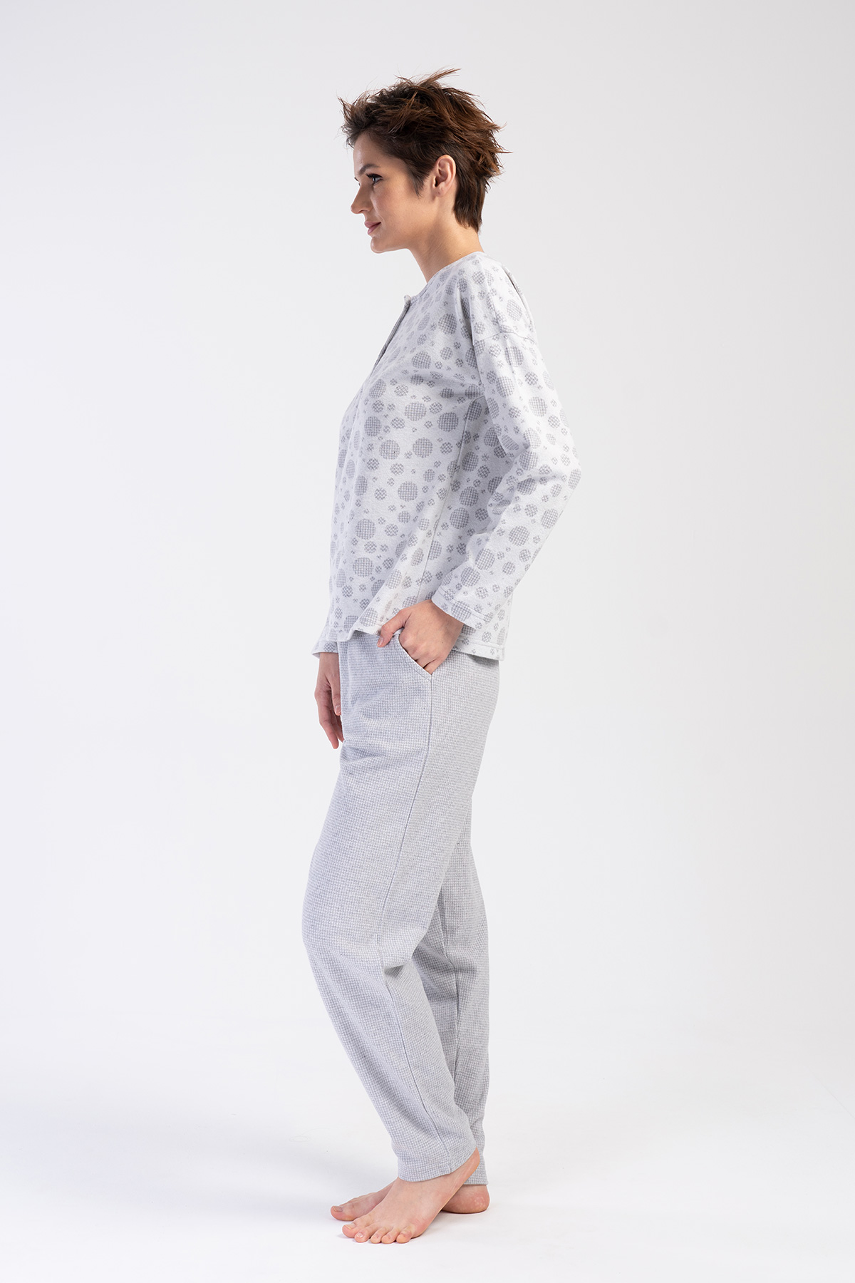 Woman Mander Interlock Pyjama Set Woman Mander Interlock Pyjama Set