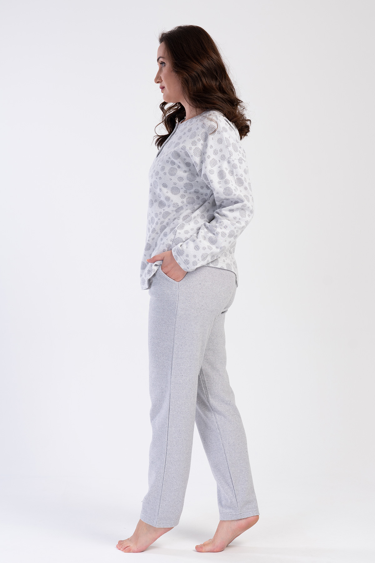 Woman Mander Interlock Big Size Pyjama Set Woman Mander Interlock Big Size Pyjama Set