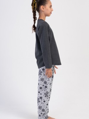 Kids' Girl Winter Two Yarn Pyjama Set Kids' Girl Winter Two Yarn Pyjama Set