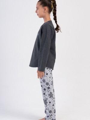 Kids' Girl Winter Two Yarn Pyjama Set Kids' Girl Winter Two Yarn Pyjama Set