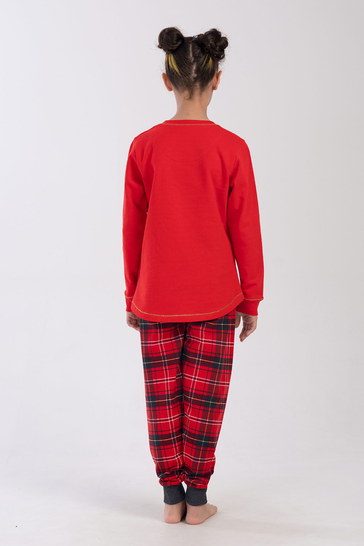 Kids' Girl Two Yarn Christmas Bear Pyjama Set Kids' Girl Two Yarn Christmas Bear Pyjama Set
