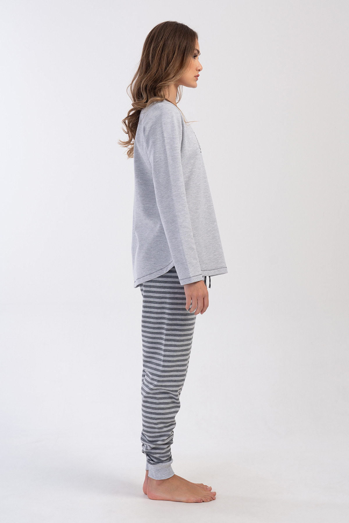 Woman Shiny Two Yarn Pyjama Set Woman Shiny Two Yarn Pyjama Set