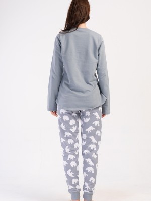 Woman Stone Two Yarn Big Size O Neck Pyjama Set Woman Stone Two Yarn Big Size O Neck Pyjama Set