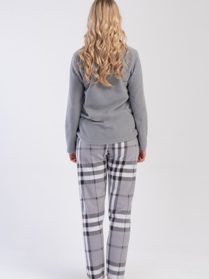 Woman Plaid Pengue Fleece Pyjama Set Woman Plaid Pengue Fleece Pyjama Set