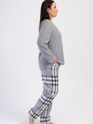 Woman Fleece Big Size Gesty Pyjama Set Woman Fleece Big Size Gesty Pyjama Set