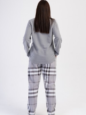 Woman Fleece Big Size Gesty Pyjama Set Woman Fleece Big Size Gesty Pyjama Set