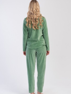 Woman Walve Velvet Pyjama Set Woman Walve Velvet Pyjama Set