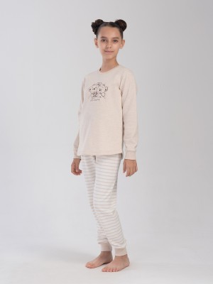 Kids' Girl Mane Two Yarn Pyjama Set Kids' Girl Mane Two Yarn Pyjama Set