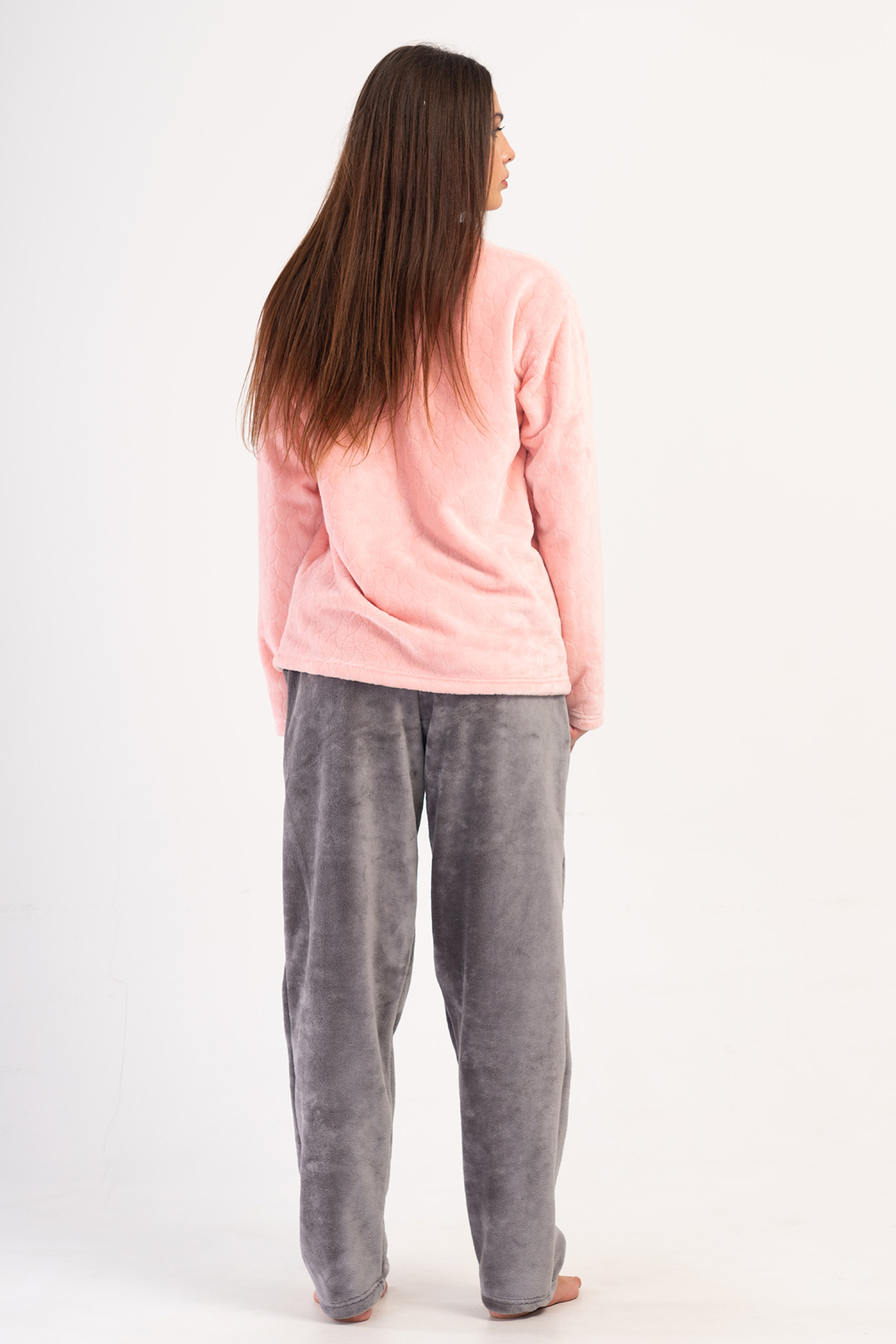 Woman Ultrasoft V Neck Pyjama Set Woman Ultrasoft V Neck Pyjama Set