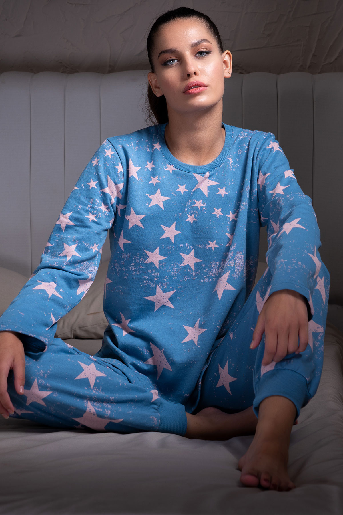 Woman Cool Two Yarn Pyjama Set Woman Cool Two Yarn Pyjama Set