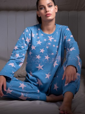 Woman Cool Two Yarn Pyjama Set Woman Cool Two Yarn Pyjama Set