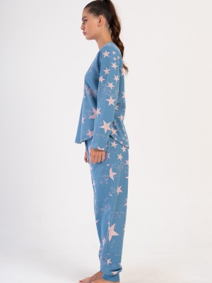 Woman Cool Two Yarn Pyjama Set Woman Cool Two Yarn Pyjama Set