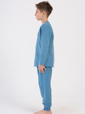 Kids' Boy Two Yarn Pyjama Set Kids' Boy Two Yarn Pyjama Set