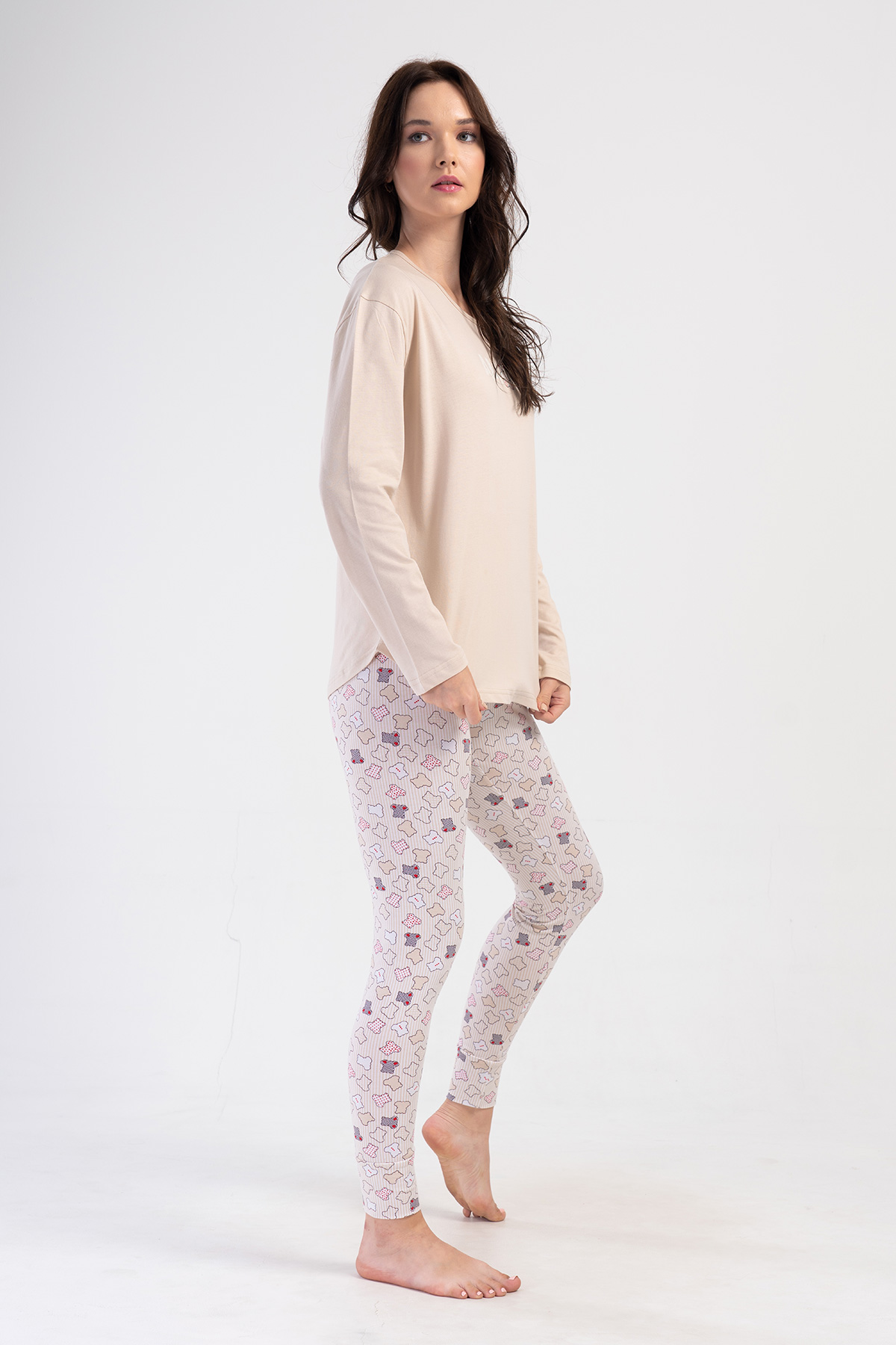 Woman Blood Lycra Tight Pyjama Set Woman Blood Lycra Tight Pyjama Set