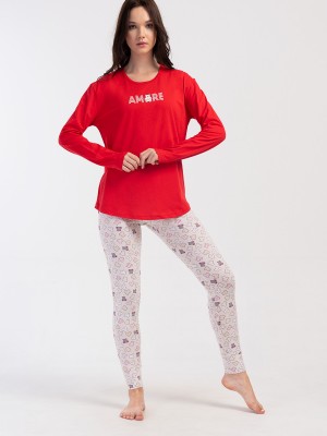 Woman Blood Lycra Tight Pyjama Set Woman Blood Lycra Tight Pyjama Set