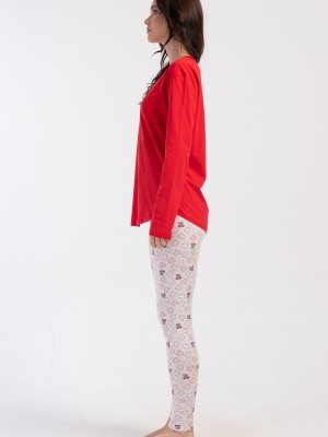 Woman Blood Lycra Tight Pyjama Set Woman Blood Lycra Tight Pyjama Set