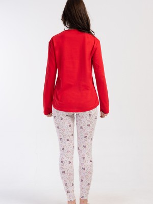 Woman Blood Lycra Tight Pyjama Set Woman Blood Lycra Tight Pyjama Set