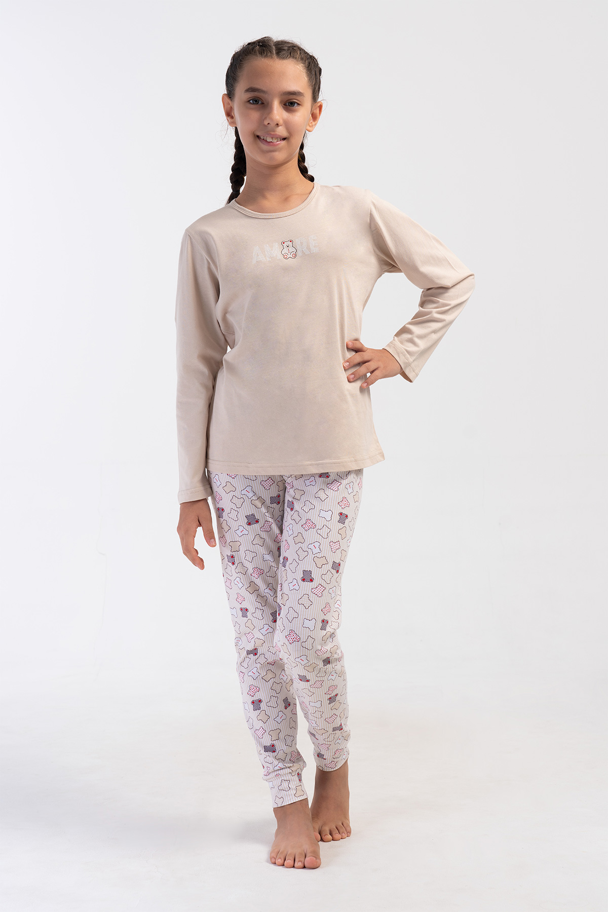 Kids' Girl Bally Lycra Pyjama Set Kids' Girl Bally Lycra Pyjama Set