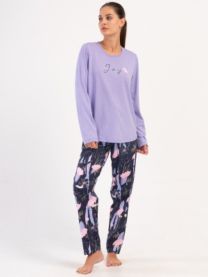 Woman Lilac Supreme Pyjama Set Woman Lilac Supreme Pyjama Set