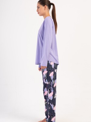 Woman Lilac Supreme Pyjama Set Woman Lilac Supreme Pyjama Set