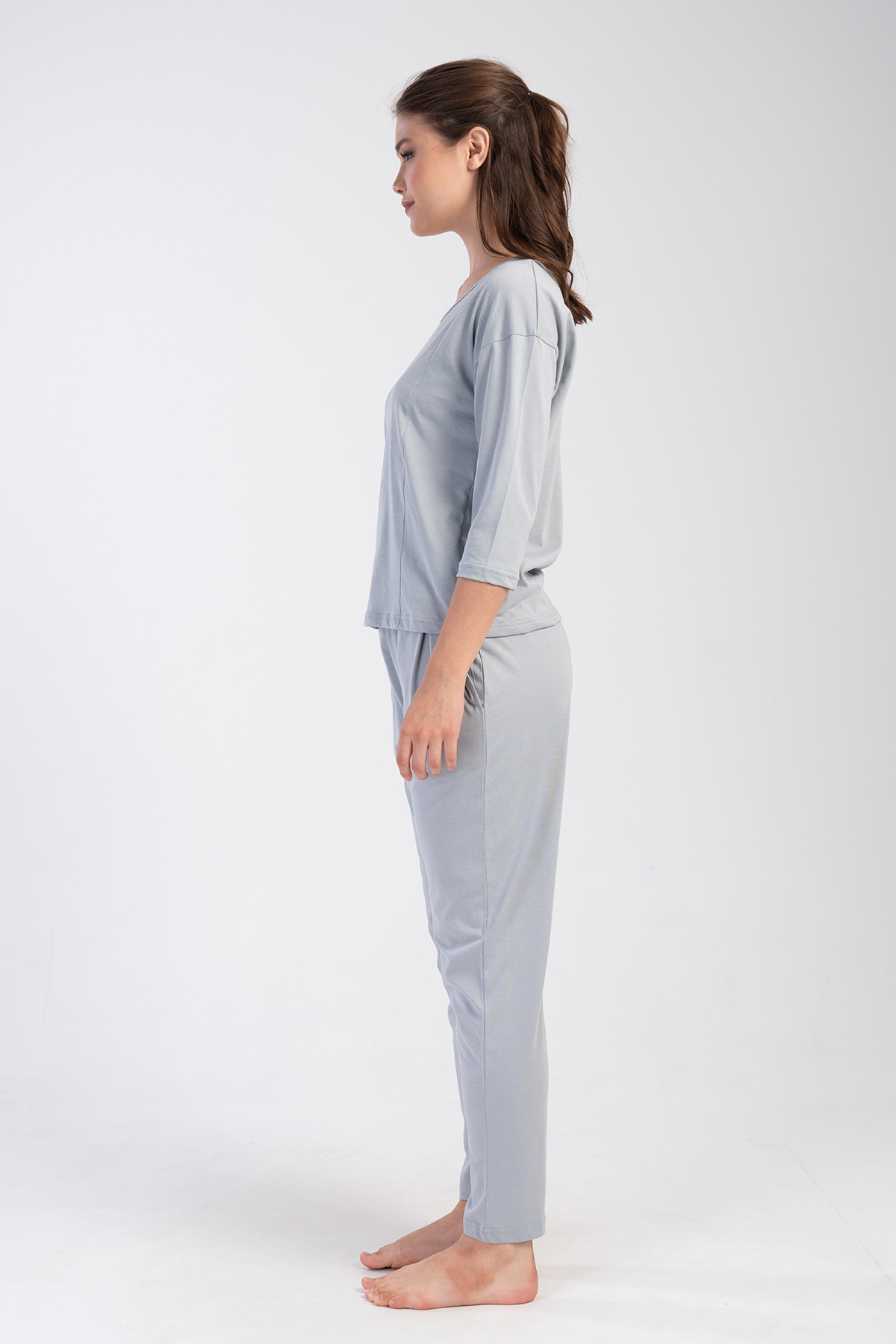 Woman Ola Supreme Pocket Detail Pyjama Set Woman Ola Supreme Pocket Detail Pyjama Set