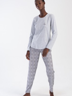 Woman Supreme Gray Miman Pyjama Set Woman Supreme Gray Miman Pyjama Set