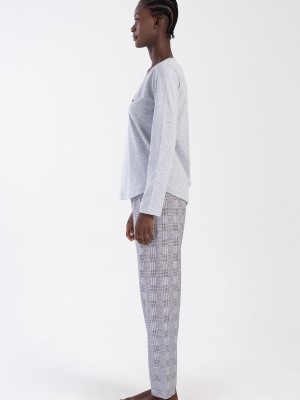 Woman Supreme Gray Miman Pyjama Set Woman Supreme Gray Miman Pyjama Set