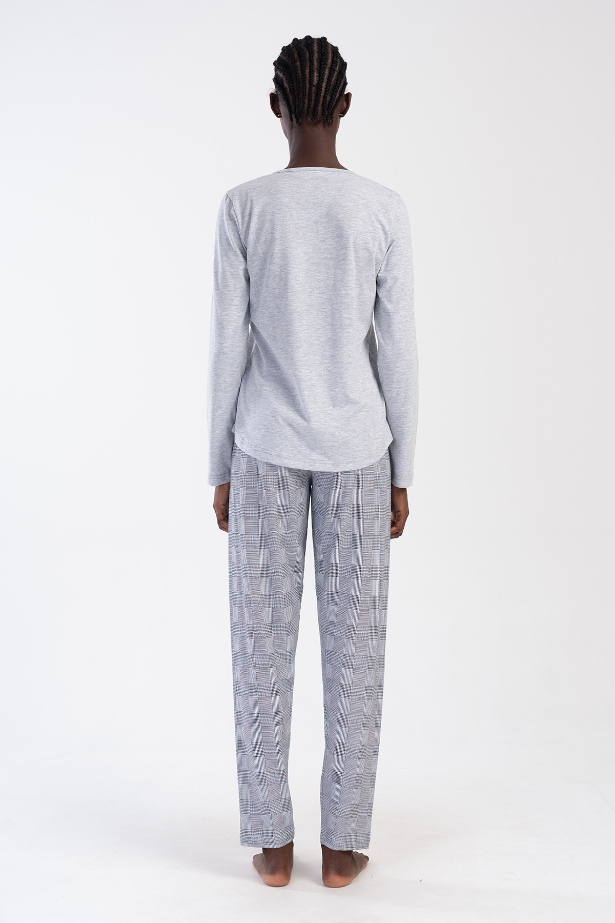 Woman Supreme Gray Miman Pyjama Set Woman Supreme Gray Miman Pyjama Set